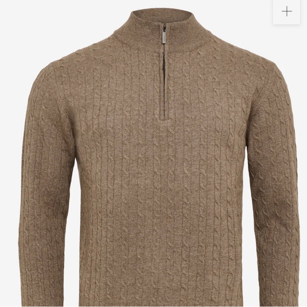 Men’s Sand Copenhagen 1/4 Zip Sweater